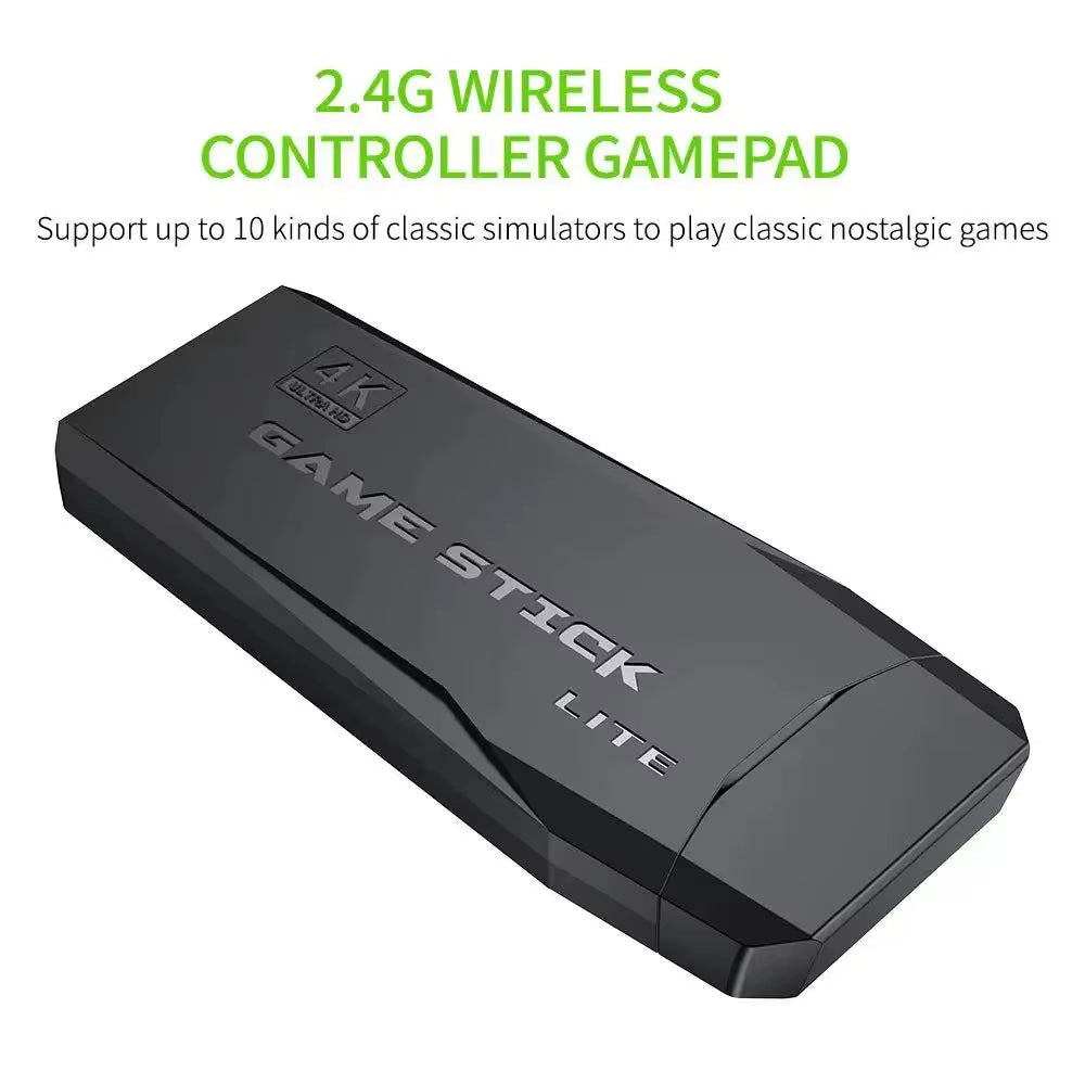 Video Game M8 Sticks Console 2.4G Dual Wireless Controller Game Stick 4K 20000 Games 64GB Retro Game for Dropshiopping Xmas Gift