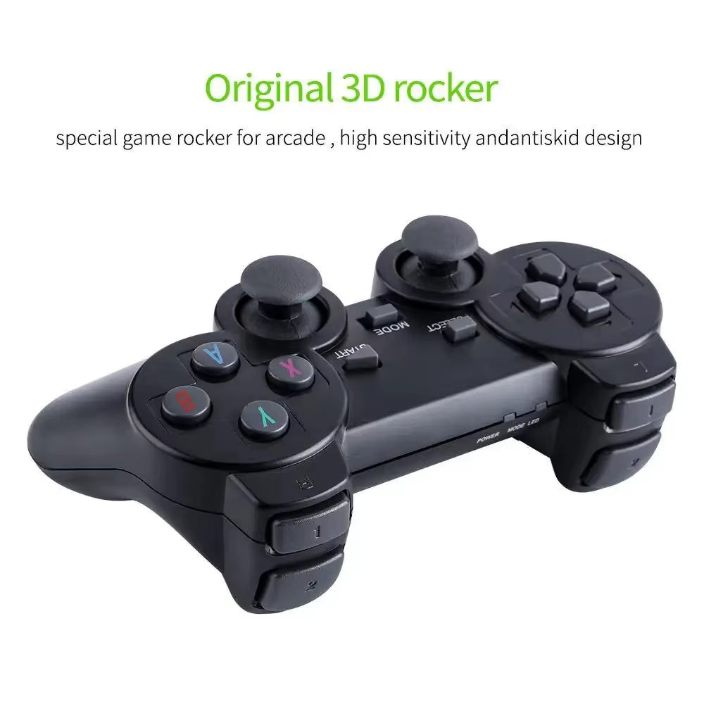 Video Game M8 Sticks Console 2.4G Dual Wireless Controller Game Stick 4K 20000 Games 64GB Retro Game for Dropshiopping Xmas Gift